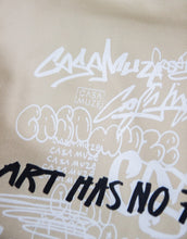 Load image into Gallery viewer, Canvas artistic tote bag with graffiti style art on it