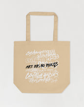 Load image into Gallery viewer, Art Has No Rules Graffiti Art Quote Tote Bag