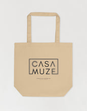 Load image into Gallery viewer, Blurry text effect tote bag