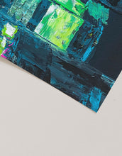 Load image into Gallery viewer, Times Square NYC Night Cityscape Painting Wall Print