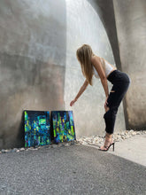Load image into Gallery viewer, Neon Cityscape Paintings Tokyo Street Wall Art Prints