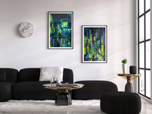 Load image into Gallery viewer, Neon Cityscape Paintings Tokyo Street Perspective Wall Prints