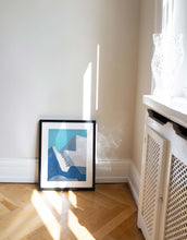 Load image into Gallery viewer, Mykonos Greece White Staircase Wall Decor Print