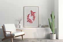 Load image into Gallery viewer, Ying Yang Koi Fish Art Large Wall Decor
