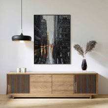 Load image into Gallery viewer, Modern Cityscape Painting Moody Street Perspective Wall Print
