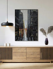 Load image into Gallery viewer, City Buildings Painting Abstract Street Cityscape Wall Print
