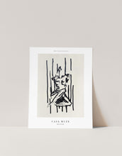 Load image into Gallery viewer, Female Body Marker Illustration Abstract Wall Art