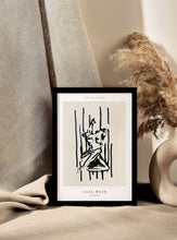 Load image into Gallery viewer, Woman Figure Art Abstract Lines Silhouette Sketch