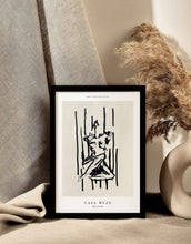 Load image into Gallery viewer, Minimalist Body Drawing Female Silhouette Abstract Wall Art