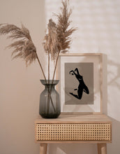 Load image into Gallery viewer, Woman Body Silhouette Print Figure Painting Wall Art