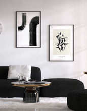 Load image into Gallery viewer, Abstract Body Line Drawing Female Backside Silhouette