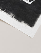 Load image into Gallery viewer, Black and White Abstract Female Silhouette Acrylic Painting