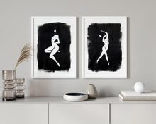 Load image into Gallery viewer, Black and White Female Body Wall Art Prints