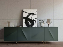 Load image into Gallery viewer, Black/White Brush Stroke Art Print Modern Home Decor