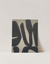 Load image into Gallery viewer, Mid Century Modern Art Black and Brown Wall Print