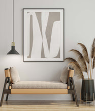 Load image into Gallery viewer, Abstract Blobs Geometric Shapes Modern Wall Art Print
