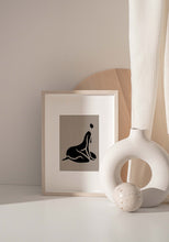 Load image into Gallery viewer, Woman Sitting Abstract Figure Painting Wall Art Print