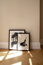 Load image into Gallery viewer, Abstract Contemporary Female Body Silhouette Wall Art Print