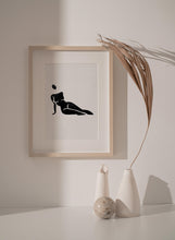 Load image into Gallery viewer, Woman Sitting Abstract Figure Painting Wall Art Print