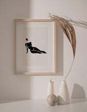 Load image into Gallery viewer, Black and White Female Body Figure Wall Art