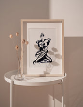 Load image into Gallery viewer, Minimalist Line Drawing Nude Female Body Wall Decor