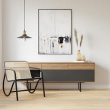 Load image into Gallery viewer, Minimalist Abstract Black/White Painting Modern Wall Art Print