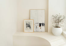 Load image into Gallery viewer, Black/White Abstract Painting Modern Wall Art Print