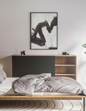 Load image into Gallery viewer, Mid Century Modern Minimalism Abstract Art Brushstrokes