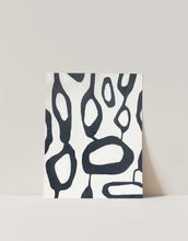 Load image into Gallery viewer, Mid Century Modern Art White and Gray Wall Print