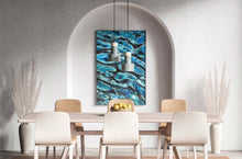 Load image into Gallery viewer, Large Wall Art Abstract Water Painting
