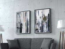 Load image into Gallery viewer, Abstract Paintings Set of Two Large Prints Canada