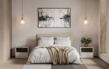 Load image into Gallery viewer, Black and White Horizon Painting Modern Bedroom Print