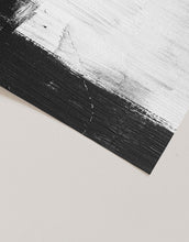 Load image into Gallery viewer, Abstract Black Paint Stroke Texture Contemporary Minimalist Art