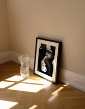 Load image into Gallery viewer, Black Brush Strokes Abstract Modern Wall Art Print