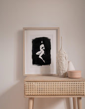 Load image into Gallery viewer, Contemporary Female Body Figure Black and White Print