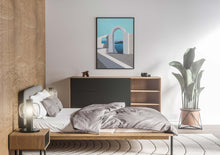 Load image into Gallery viewer, Santorini Island Greece Art Print Bedroom Wall Art