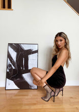 Load image into Gallery viewer, Black/White Brush Stroke Art Print Modern Home Decor