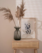 Load image into Gallery viewer, Female Body Silhouette Art Abstract Lines Drawing