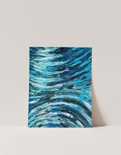 Load image into Gallery viewer, Abstract Blue Water Painting Art Print