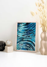 Load image into Gallery viewer, Abstract Water Ripple Effect Painting