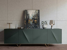 Load image into Gallery viewer, Dark Cityscape Painting Abstract Street Modern Wall Decor