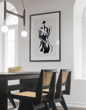 Load image into Gallery viewer, Minimalist Body Drawing Female Silhouette Abstract Wall Art