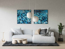 Load image into Gallery viewer, Two Art Prints of Mirrored Water Reflection Paintings