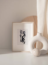 Load image into Gallery viewer, Minimalist Line Drawing Nude Female Body Wall Decor