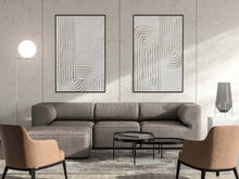 Load image into Gallery viewer, Pair of Abstract Textured Plaster Wall Art Prints
