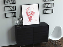 Load image into Gallery viewer, Abstract Portrait of Someone Smoking Wall Art