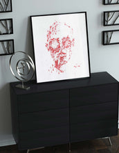 Load image into Gallery viewer, Abstract Portrait with Round Circle Glasses Wall Art