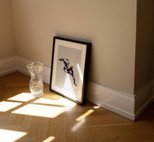 Load image into Gallery viewer, Woman Body Silhouette Print Outline Drawing Wall Art