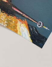 Load image into Gallery viewer, CN Tower Cityscape Painting Abstract Wall Decor