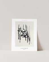 Load image into Gallery viewer, Floating Woman Abstract Female Body Sketch Wall Art